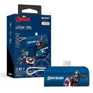 Xpower Captain America Collection 3 in 1 Mini 5000mAh Built-in Lightning Cable Power Bank Authorized Goods Blue