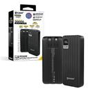 XPower PD20K Built-in Type-C PD/Lightning Cable 20000mAh PD + SCP Power Bank Authorized Goods Black