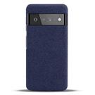 Google Pixel 6 Pro 布紋手機保護套 藍色