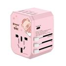 XPower x Lulu the piggy 28W 5-Port Travel Adapter  Authorized Goods Pink