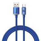 Baseus 晶耀系列快充數據線 USB轉Type-C 100W 1.2m 藍色