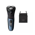 Philips 3000 wet and dry electric shaver S3232/52 Black Blue