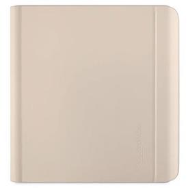 Rakuten樂天Kobo Libra Colour Black Notebook SleepCover Case 專用機套 - 可放Kobo Stylus 2 觸控筆 砂米黃