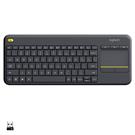 羅技 Logitech K400 Plus 無線觸控鍵盤 (英文版) 黑色
