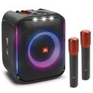 JBL Partybox Encore Portable Party Speaker with 2 Wireless Mics (Parallel Import) Black
