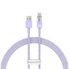 Baseus Explorer Series Fast Charging Cable with Smart Temperature Control USB to Type-C 100W 1m   Purple