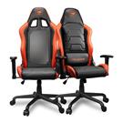 Cougar Armor Air Black Dual-Way Backrest Design Gaming Chair Authorized Goods Black and Orange