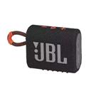 JBL GO3 Portable Bluetooth Speaker Black with Orange